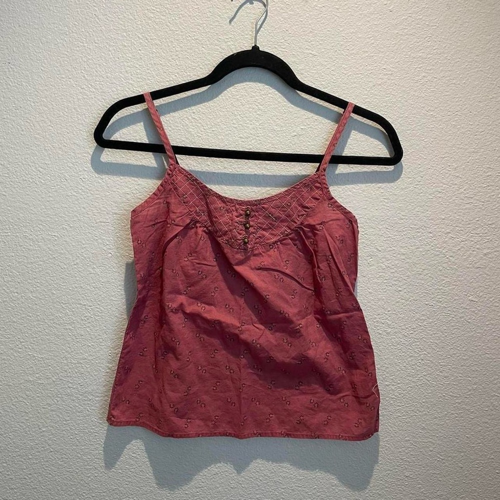 Old Navy Pink Fitted Camisole with Spaghetti Straps